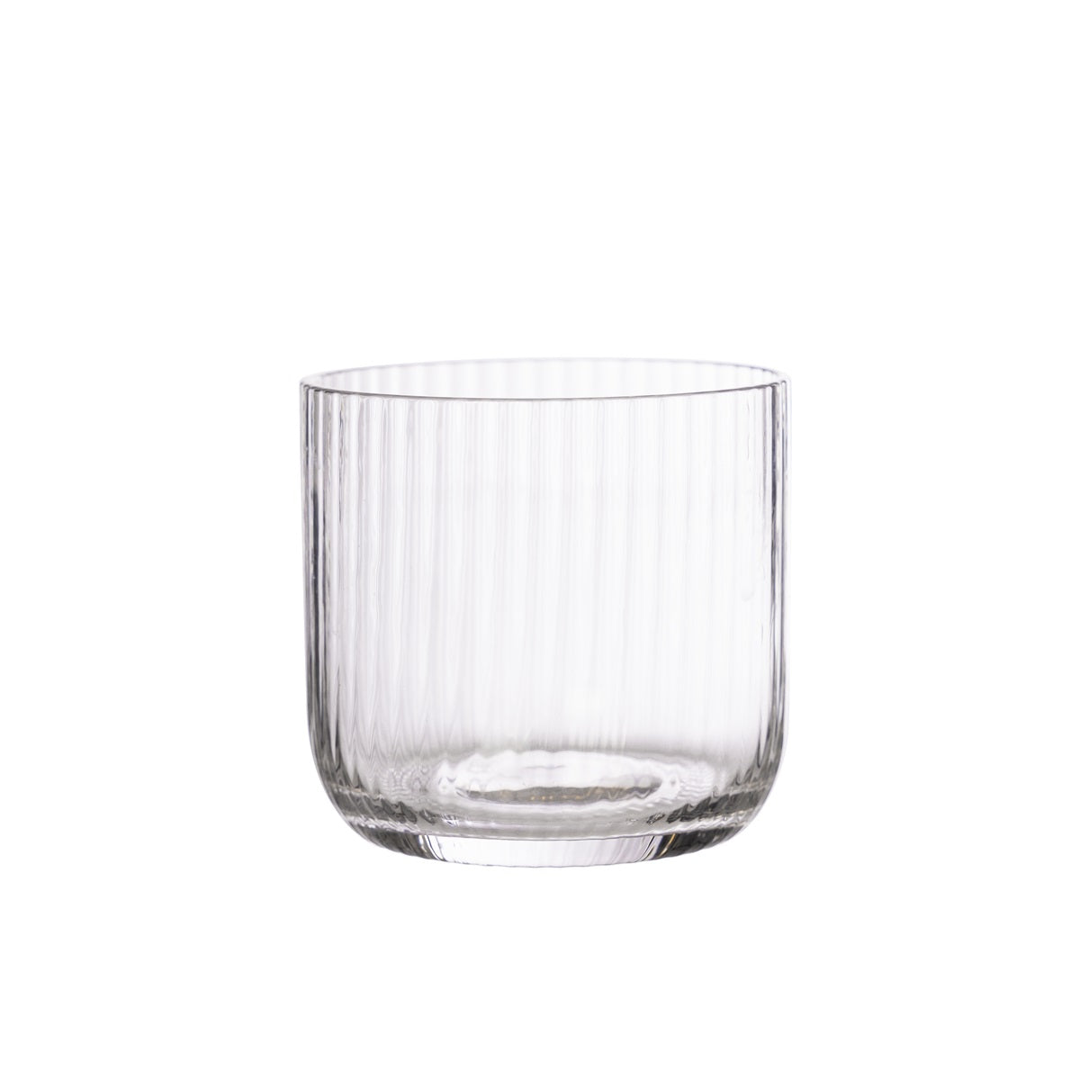Trinkglas geriffelt 2er Set