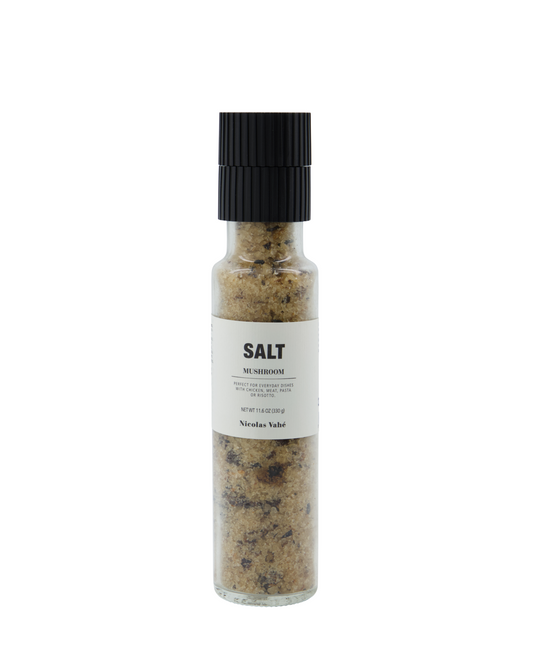 Salt with mushrooms