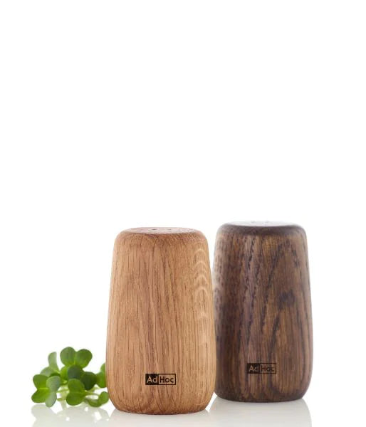 SET PFEFFER- UND SALZSTREUER YOKO, NATURHOLZ EICHE HELL&DUNKEL